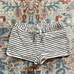 Striped j crew shorts